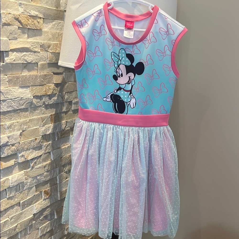 Disney Pink and White Dress
